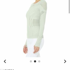 ALO Yoga Seamless Long-Sleeve Top - Mint